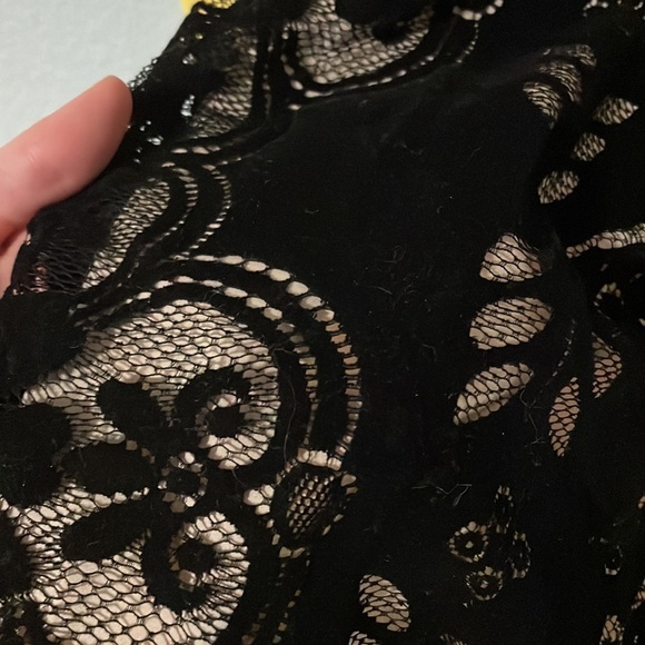 Saylor x Free People Velvet cutout mini dress - Picture 6 of 7